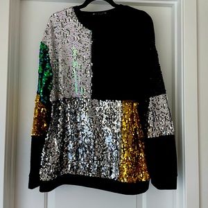 H&M Sequins Sweater